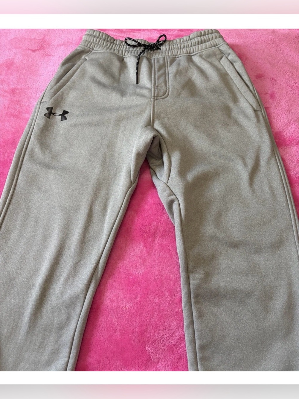 under armour Cold Gear Gray men’s Pants Sport Stretchy Small Excellent Condition